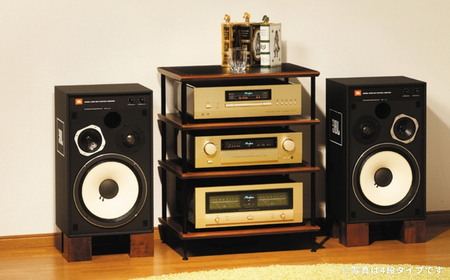 家具　オーディオラック 3段 ナチュラル 家具 朝日木材