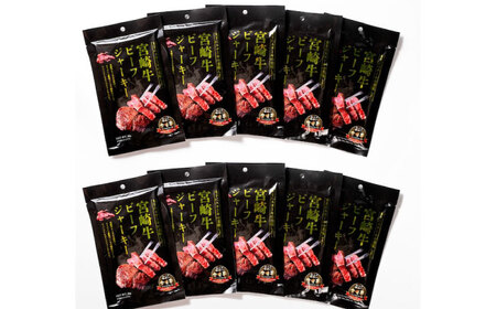 【京阪百貨店厳選】宮崎牛ビーフジャーキー30ｇ×10パック[BAFZ003] ジャーキー