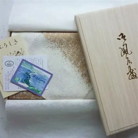 友禅風呂敷 雲霞(白地に金色)1枚_装飾品・工芸品  鞄・バッグ かばん カバン_【1082267】
