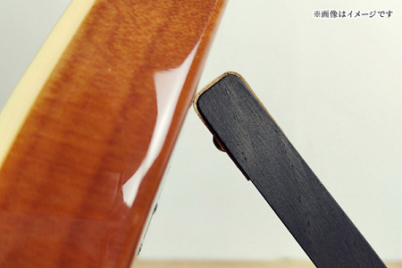 ギタースタンド 1本掛 エレキギターオフセットボディ用 【本体：ナチュラル】