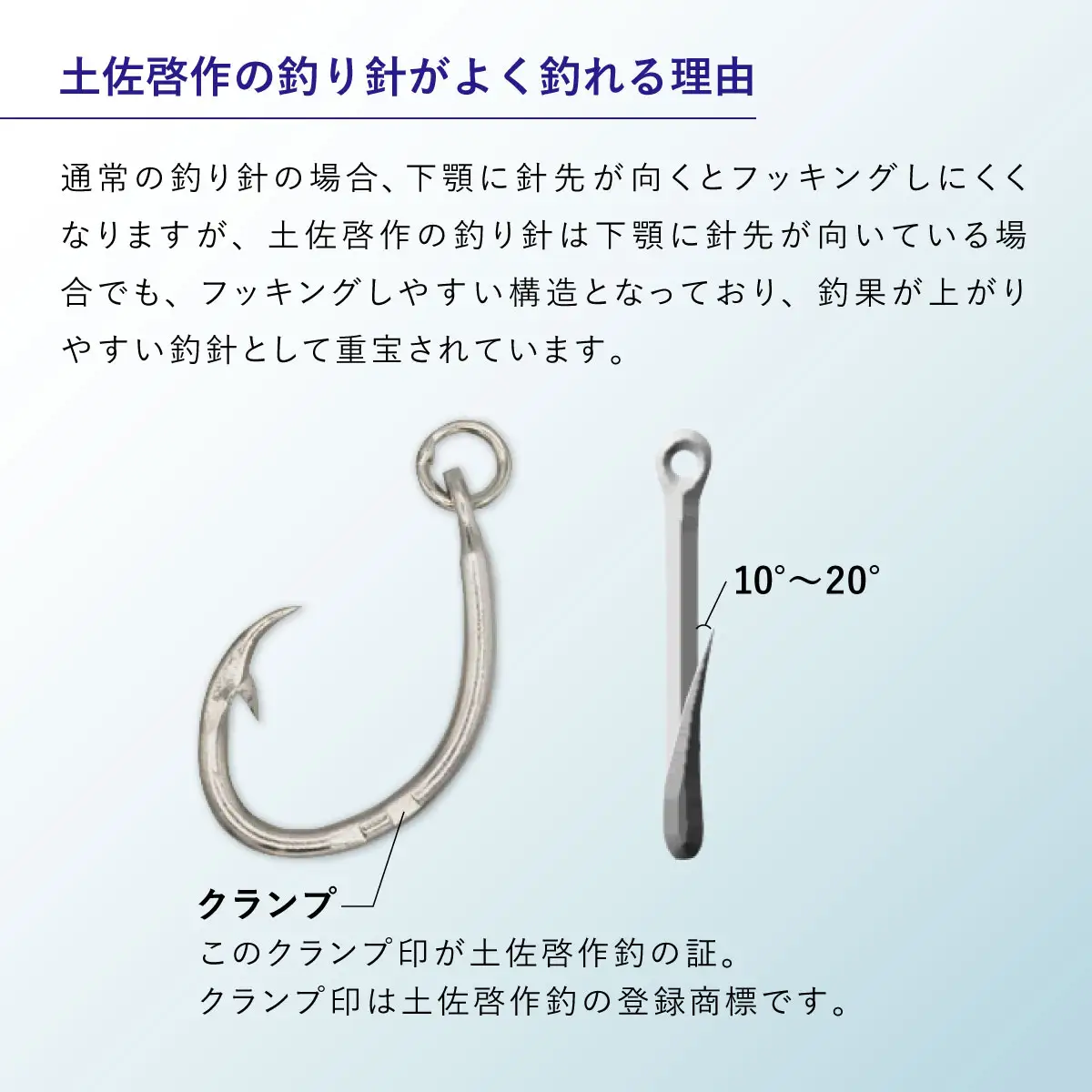 KS003-1 ムツ釣　中間振　リング付　ステンレス製3.2寸（3.3mm）10本×1袋