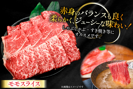 牛肉 宮崎牛 モモスライス 500g 2p 計 1kg [ローカルブランディング 宮崎県 日向市 452061529]
