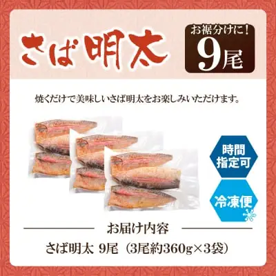 Y08-16 さば明太 9尾 