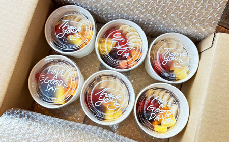 【山形の旬のフルーツ】を使った アイスフルーツボウル 6個 FY25-261