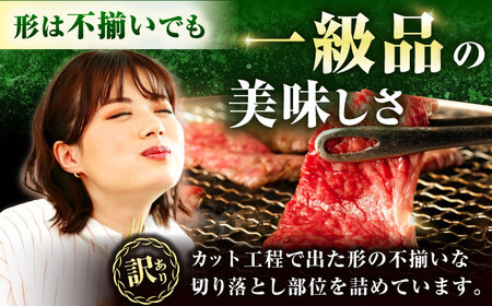 【3回定期便】訳あり長崎和牛焼肉切り落とし約1kg[ECS070] 
