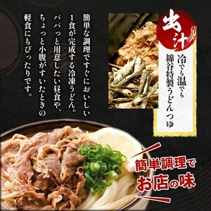 さぬきうどん 4人前 冷凍 綿谷 2種食べ比べ 肉うどん