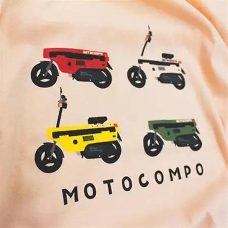MOTOCOMPO Tシャツ (レディース)【Lサイズ　アプリコット】【1644709】