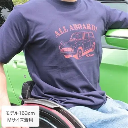 N360 Tシャツ (ユニセックス)【Mサイズ　ネイビー】【1644797】