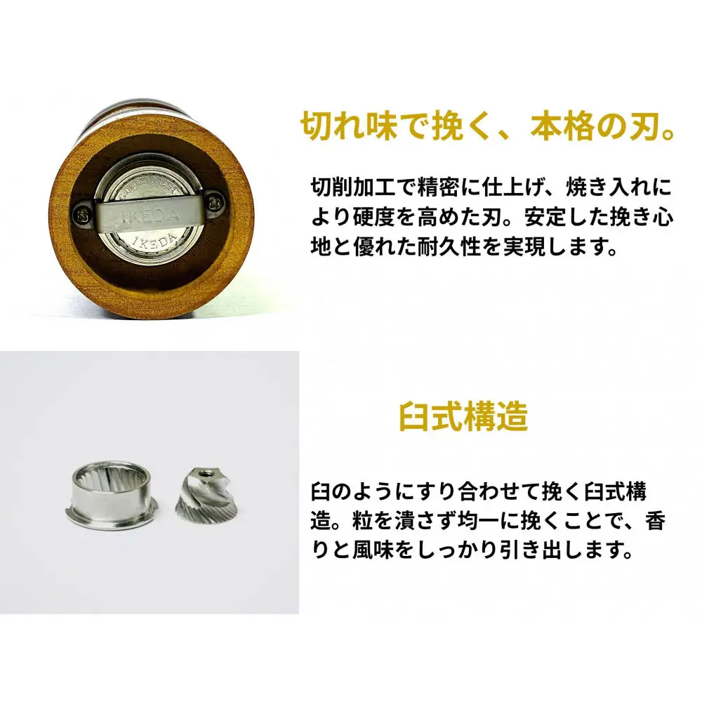 ペッパーミル　IKEDA　日本製