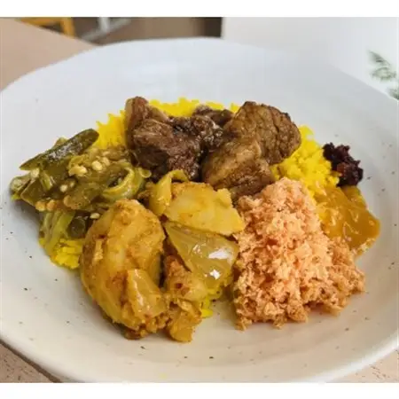 本格スリランカ チキン＆ポークカリーセット 愛知県岡崎産 ジャスミンライス付き 各3食(計6食)【配送不可地域：離島】【1627058】