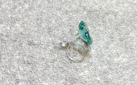 大田市産！シーグラスノンホールピアス（イヤリング）【イヤリング アクセサリー シーグラス お洒落 おしゃれ ファッション いやりんぐ あくせさりー】