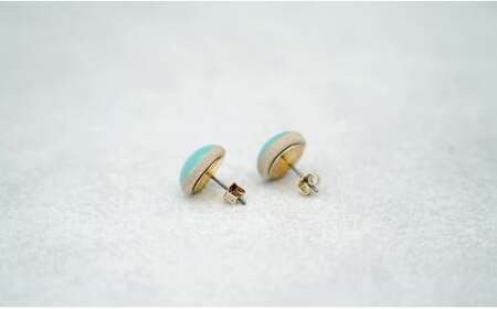 有田焼 翡翠ピアス 【 茂正工房 】 梶原大敬 陶器 ピアス アクセサリー ジュエリー 青磁 手作り 伝統工芸 A22-67