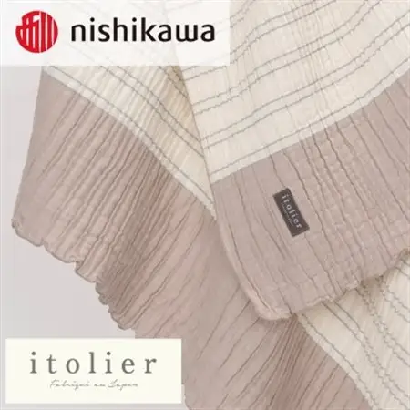 【nishikawa/西川】コットンレイヤーケット　シングルサイズ　ベージュ【1639786】
