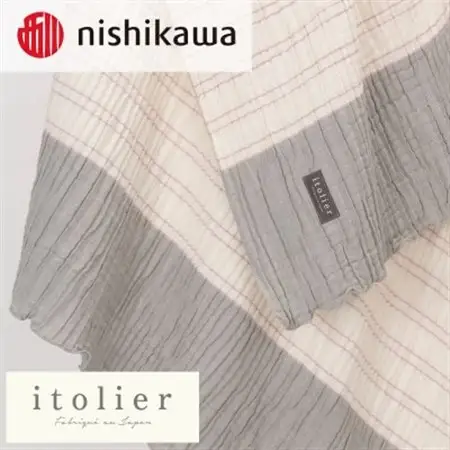 【nishikawa/西川】コットンレイヤーケット　シングルサイズ　グレー【1639792】