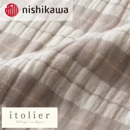 【nishikawa/西川】ガーゼケット(麻混)シングルサイズ　ベージュ【1639795】