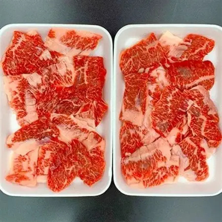 GI認証取得 くまもとあか牛 焼き肉用切り落とし 合計600g(益城町)【配送不可地域：離島】【1646082】