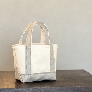 《Milih×NARA》キャンバス×麻のトートバッグ Sサイズ バンビ刺繍 トート 23-042