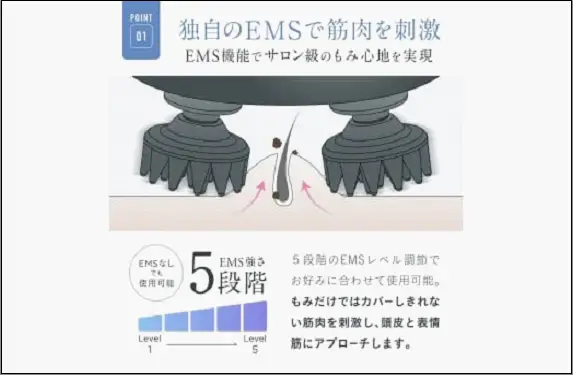 NIPLUX ヘッドケア EMS HEAD SPA Pocket | 1年保証 取扱説明書付き EMS 頭皮マッサージ ヘッドスパポケット ヘッドマッサージ ヘッドマッサージャー 防水 USB充電 頭皮ケア 小型 美容家電 ニップラックス 福岡市 人気 おすすめ 送料無料 NP-EHPO24BK