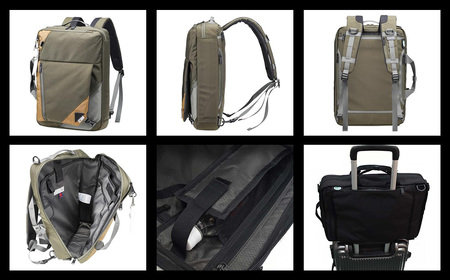 【高島屋選定品】豊岡鞄 CIE BALLISTIC AIR 2WAY BUSSINES (071900) カーキ / 木和田正昭商店 リュックサック バックパック ビジネス カバン ビジネスバッグ リュック メンズ