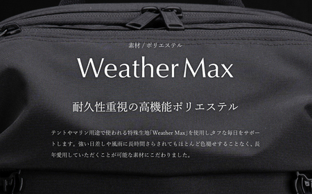 【高島屋選定品】豊岡鞄 CIE WEATHER BACKPACK (071950) ブラック / 木和田正昭商店 バックパック 大容量 カバン リュック リュックサック メンズ リュックメンズ B4ファイル対応