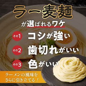ラー麦麺の塩ラーメン15食_ラー麦麺 塩ラーメン  15食 こだわり 生麺 塩 ラーメン スープ ラー麦 麺 コシ 強い 歯切れ 色 細麺 茹で時間 1分ほど お好み ねぎ チャーシュー トッピング お取り寄せ 福岡県 久留米市 送料無料 〔Br050〕