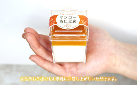 マンゴープリン6個＆杏仁豆腐6個セット　1箱(計12個セット) おきぽた プリン 杏仁 豆腐 マンゴー スイーツ 専門店 マンゴープリン 濃厚 新食感 フルーツ杏仁 クリーミー 人気 おすすめ 沖縄 お土産 プレゼント 贈り物 ギフト お取り寄せ