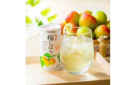 チョーヤ 梅しぼり 125ml ×30本 南高梅100% 甘酸っぱい梅ドリンク 14%梅果汁 体にやさしいクエン酸 カートカン使用 [0431ch]