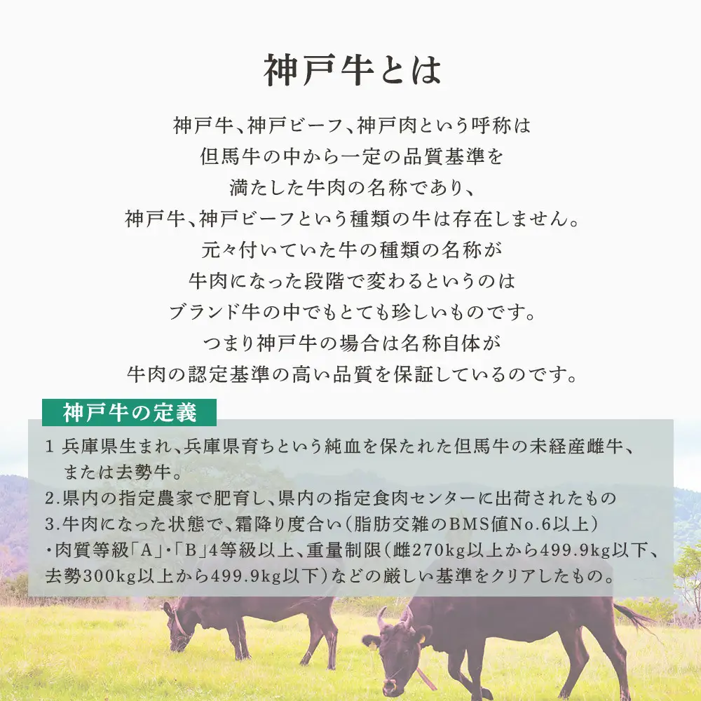 神戸牛焼肉用