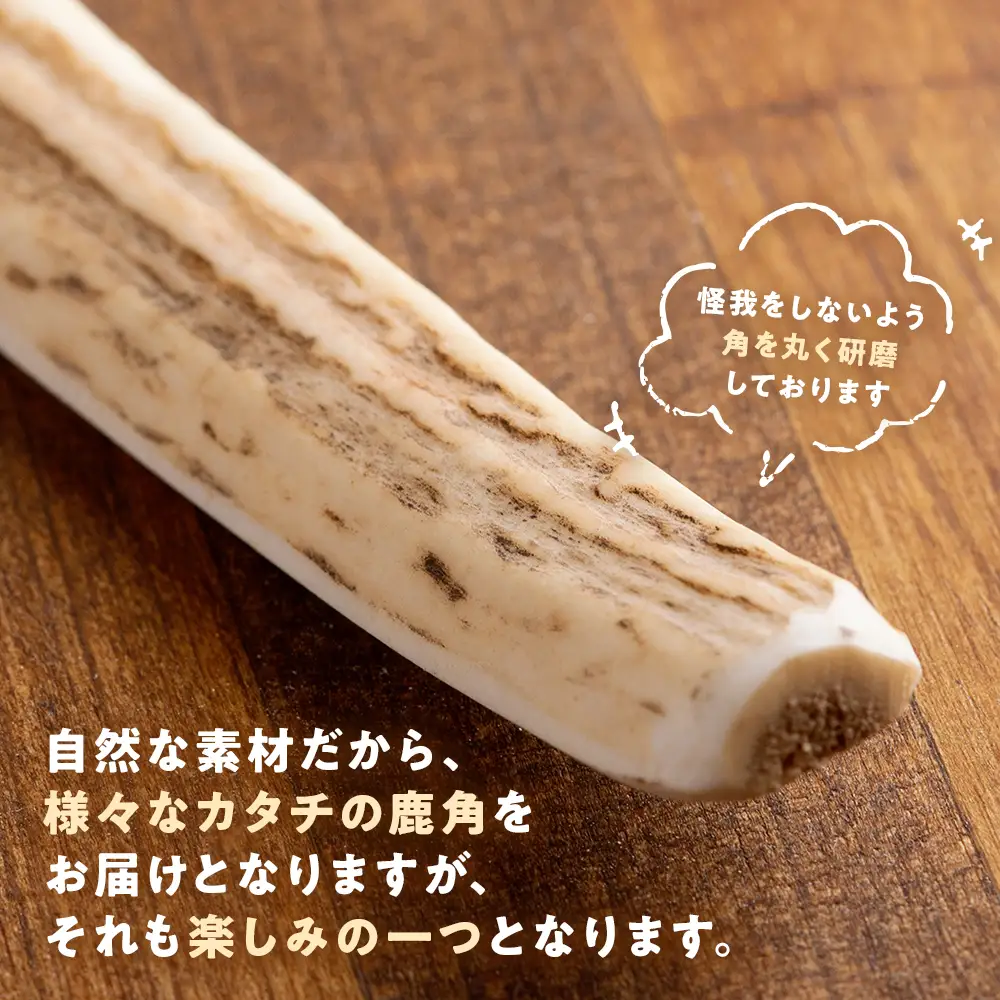 プレシカ 鹿の角 Sサイズ （15センチ半割り１本） 3袋 | 犬 ペット用 愛犬用 おもちゃ 玩具 鹿角 エゾシカ 歯みがき ガム デンタルケア ストレス発散 天然 無添加 北海道 津別町 送料無料