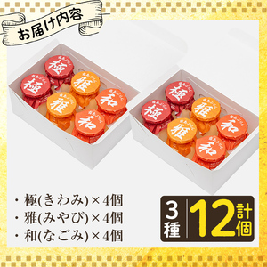 K-596-B 三種の霧島ぷりん食べ比べセット(3種類・計12個)【ABE之屋308】霧島市 プリン ぷりん スイーツ デザート おやつ お菓子 バレンタイン ホワイトデー