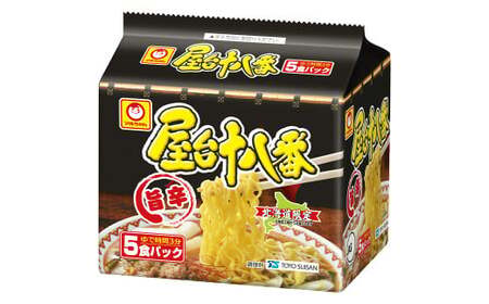 【3回定期便】 屋台十八番 旨辛 5食×6個 （1ケース） 計30食 ラーメン 札幌ラーメン 即席ラーメン インスタントラーメン インスタント 拉麺 麺 めん 即席麺