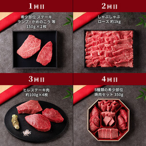 【和牛セレブ】鳥取和牛 定期便 「ダイアモンドクラス」（定期便12回）