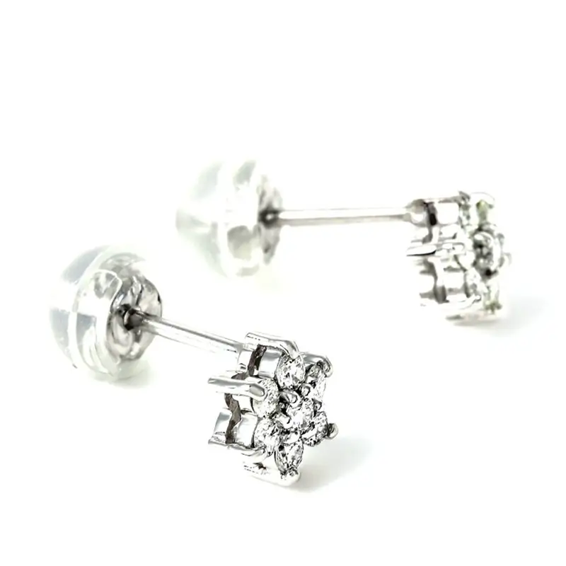 プラチナダイヤ　ピアス　トータル0.2ct　E280DI-P NSAN007