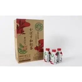  紅茶 和紅茶 かぼす飲料 24本 缶 ボトル缶 かぼすドリンク 飲料 ／ かぼす和紅茶 275ml×24本 ＜131-022＞