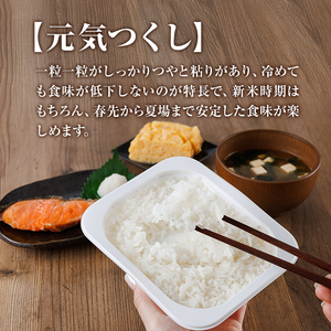 ＜数量限定＞福岡県産米 元気つくし パックご飯 (計24P)お米 おこめ 米 こめ コメ 白米 福岡県産 ブランド米 パック 災害 備蓄 小分け 酸味料無添加 常温 常温保存 【ksg1748】【農産物直売所ほたるの里】