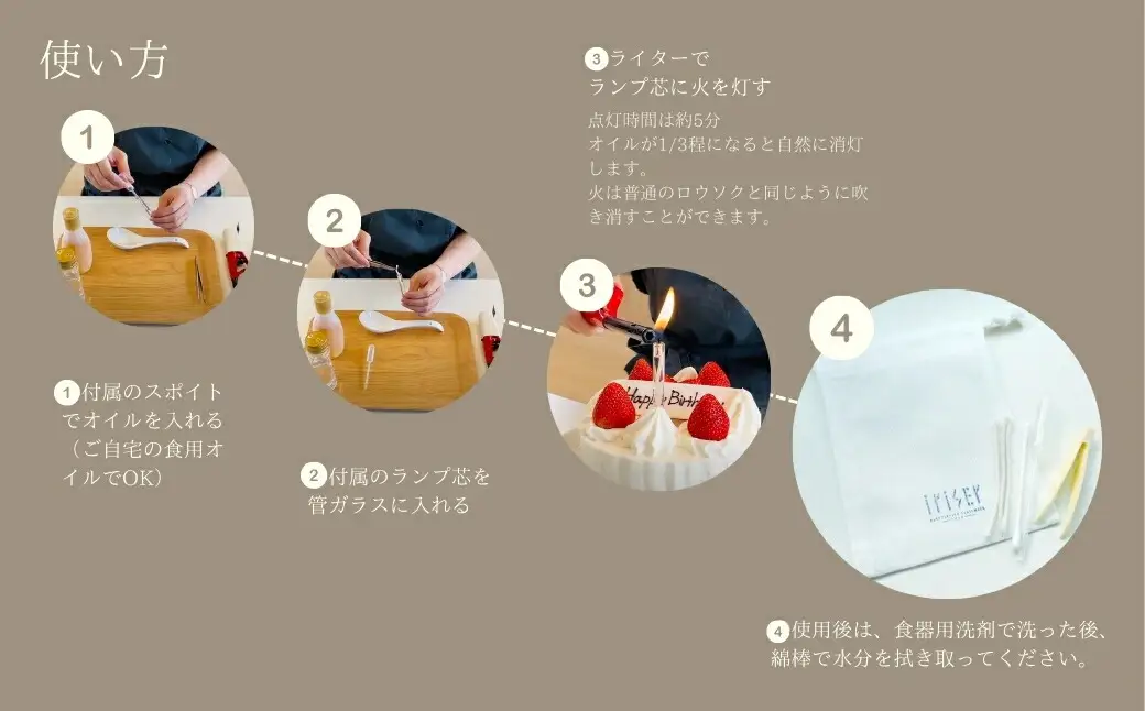 iriser（イリゼ）ガラスのキャンドル フロスト ｜ キャンドル
