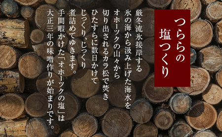 オホーツクの塩 1kg×1個 あら塩 [ 国産 塩 オホーツク 手作り おにぎり 料理 ]