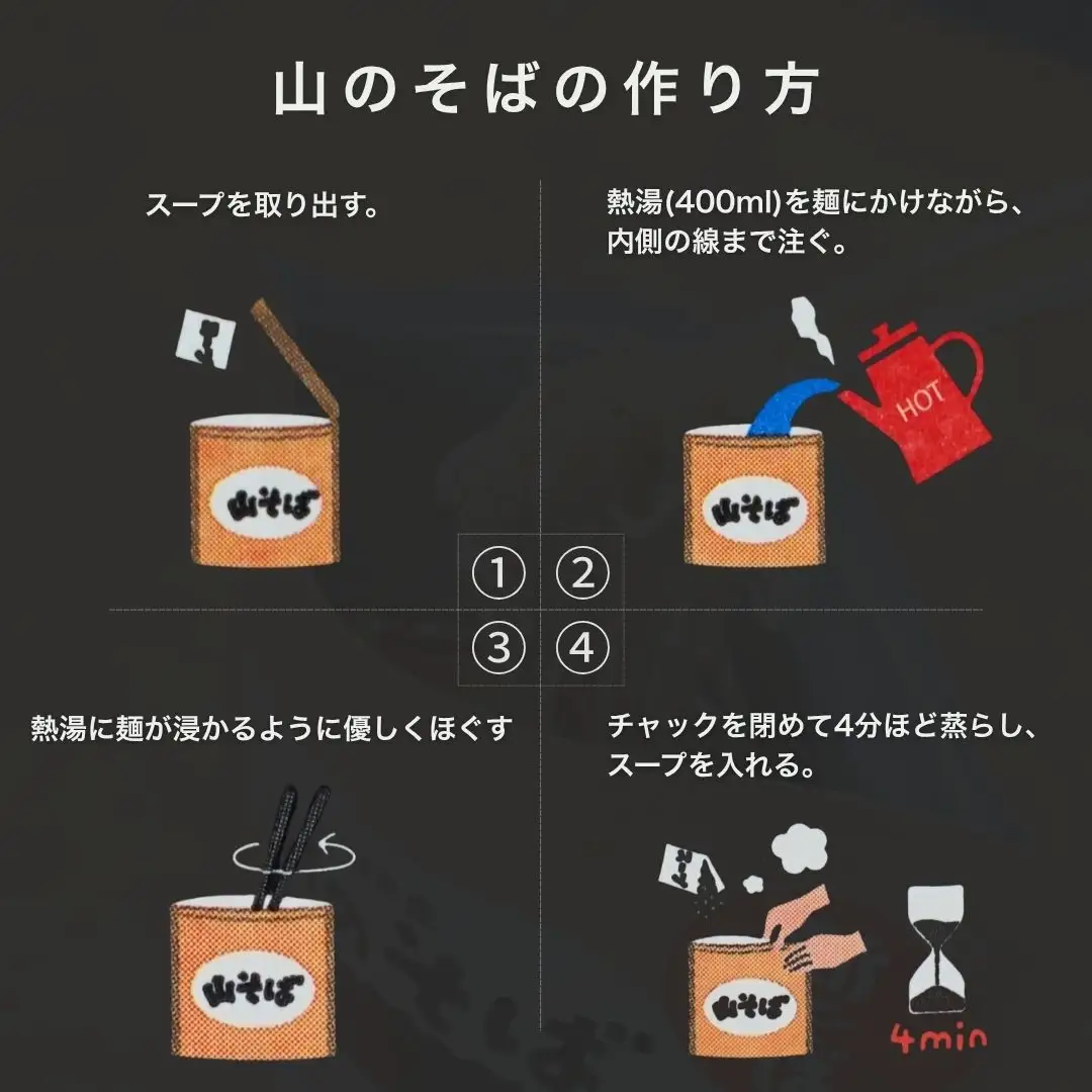 山のそば 20袋 イチカラ畑 |インスタント そば