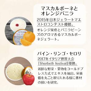 【復興支援】マルガー大会受賞ジェラート３種セット（6個入り)