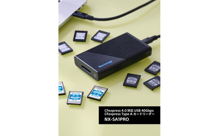 NX-SA1PRO｜CFexpress Type A USB 40Gbps カードリーダー