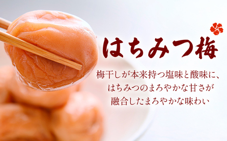 梅 ご家庭用 紀州南高梅 梅干し 220g×2袋 (しそ1袋 はちみつ1袋) 