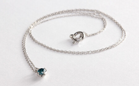 ブルーダイヤ 0.1CT ダイヤモンド ペンダント Ｐ495BD-Ｐ　ネックレス ダイヤ ジュエリー