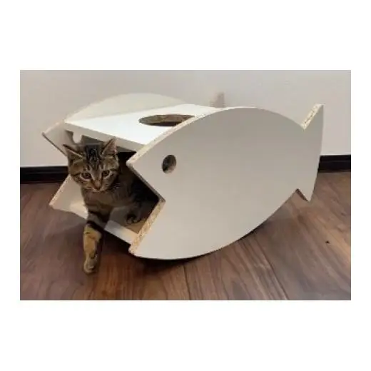 ネコハウス（お魚型）