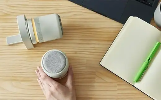 リズム 防水ポータブルシアタースピーカー MAGSPEAKER DUO ブラック　【11100-1817】