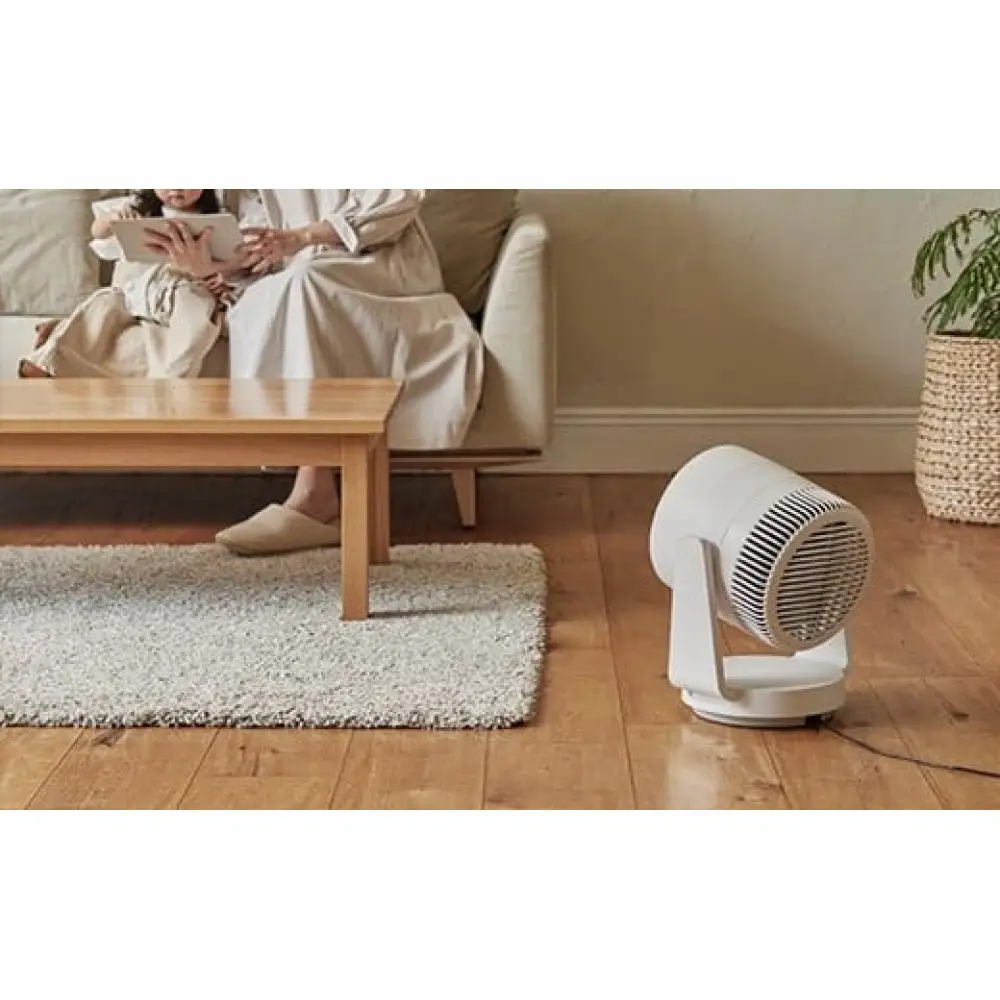 リズム 大風量2重反転ファン搭載サーキュレーター Silky Wind Circulator ライトグレー　【11100-1822】