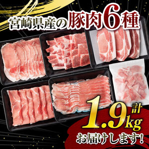 豚肉 ヒルナンデスで紹介！【令和8年7月発送】宮崎県産 豚肉 6種1.9kg 小分け セット