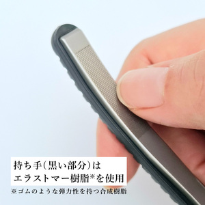 喜伝次ニッパー 爪切りカーブ刃 翔-しょう- レザーケース付／爪切り　巻き爪　ネイルケア　ケアツール　グルーミング　下川精工　ニッパー