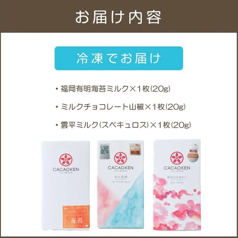 カカオ研究所 お酒に合うベストセット【A8-082】