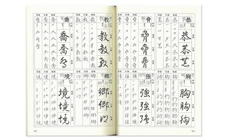 新装改訂版 楷・行・草 漢字筆順字典 日賀出版 書籍 本 筆ペン ペン字