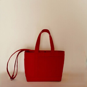 NUNUTOTO　レッド×バーミリオン　Mサイズ　ショルダーストラップ＆ペットボトルホルダーセット